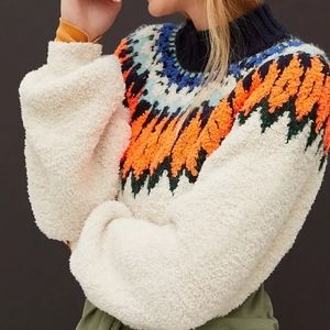 ANTHROPOLOGIE - Pilcro Selene Fleece Tunic Sweater